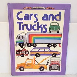 Vintage 1985 Cars and Trucks by Karen Rissing  Hardcover 1st Printing